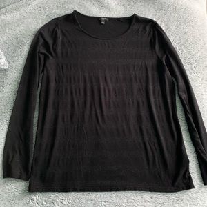 Talbots Long Sleeve Glittery Top / Size X